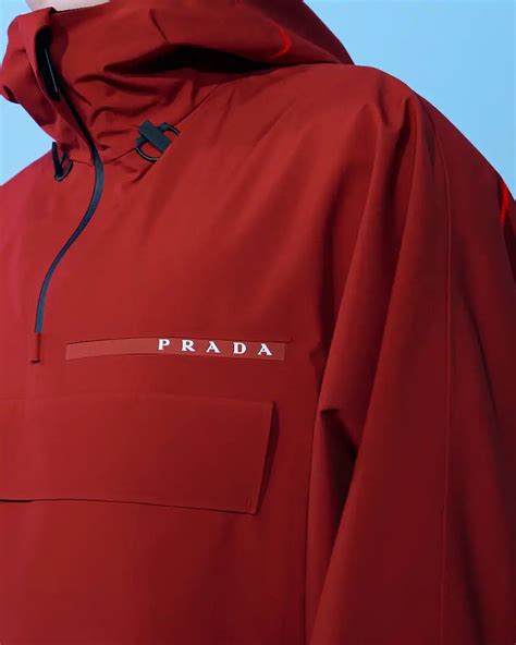 prada linea rossa cap|Prada linea rossa clothing.